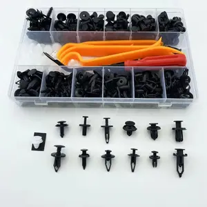 229 PCS Car Clip Kit WITH REMOVAL TOOL | Bumper/Door Trim Plastic Push Rivets & Fasteners Set