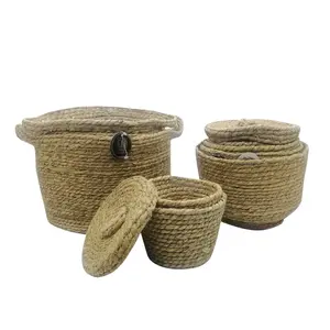 8 Piece Wicker Basket Set