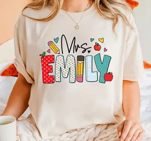 Custom Teacher Shirt, Personalized Teacher Name T-Shirt, Teacher Team Tee, Teachers Appreciation Gifts, Back to School Shirts