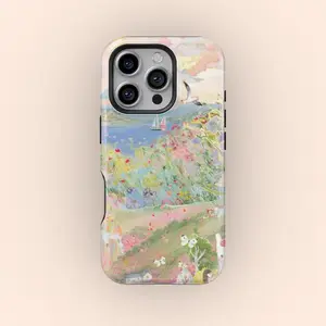 Dreamy Pastoral Collage Premium Film 2 in 1 Phone Case - Durable, Shock Absorbing and Stylish Protection - Compatible with iPhone 17 Pro Max 17 Air 17Pro 16 15 14 13 12 11 Pro Max, Perfect birthday gift for friends. Protective Local