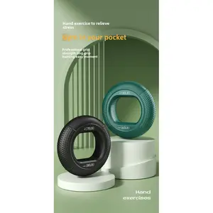 Adjustable Silicone Grip Ring Hand Gripper Strength Training Rehabilitation Fitness Grip Ball