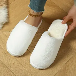 Women Christmas Slippers Memory Foam Slippers Warm House Slippers Cozy Fuzzy Bedroom Home Shoes for Indoor Outdoor