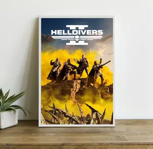 Helldivers II Video Game 2024 Poster
