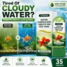 Fish Tank Cleaning Tablets - Aquarium-Safe Water Treatment, Cloud Removal Clarifier, Algae Remover, Odor Reduction Solution, Aquarium Bactericide, Safe for Freshwater Fish, Helps Reduce Algae Buildup, Supports Cleaner Looking Water