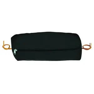 Weaver Leather Durable Nylon Horse Saddle Cantle Bag - 19-1/2" L x 6-1/2" W x 6" D Small / Black