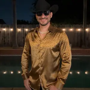 Satin Long Sleeve Shirt