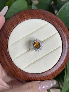 Astrid(13781)gc.Blazing Citrine Ring