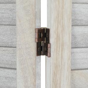 Fionafurn8PanelRoomDivider-FoldingPartitionPrivacyScreen,67"TallLouveredWoodWhiteDividerforHomeBedroomLivingRoomApartmentDorm,PortableFreestandingWallSeparator,NoAssemblyNeeded,360°Hinges,Light&AirFlow