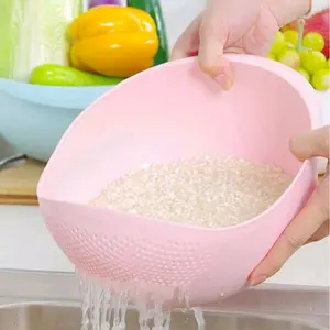 Vegetable and Rice Washing Bowl and Strainer