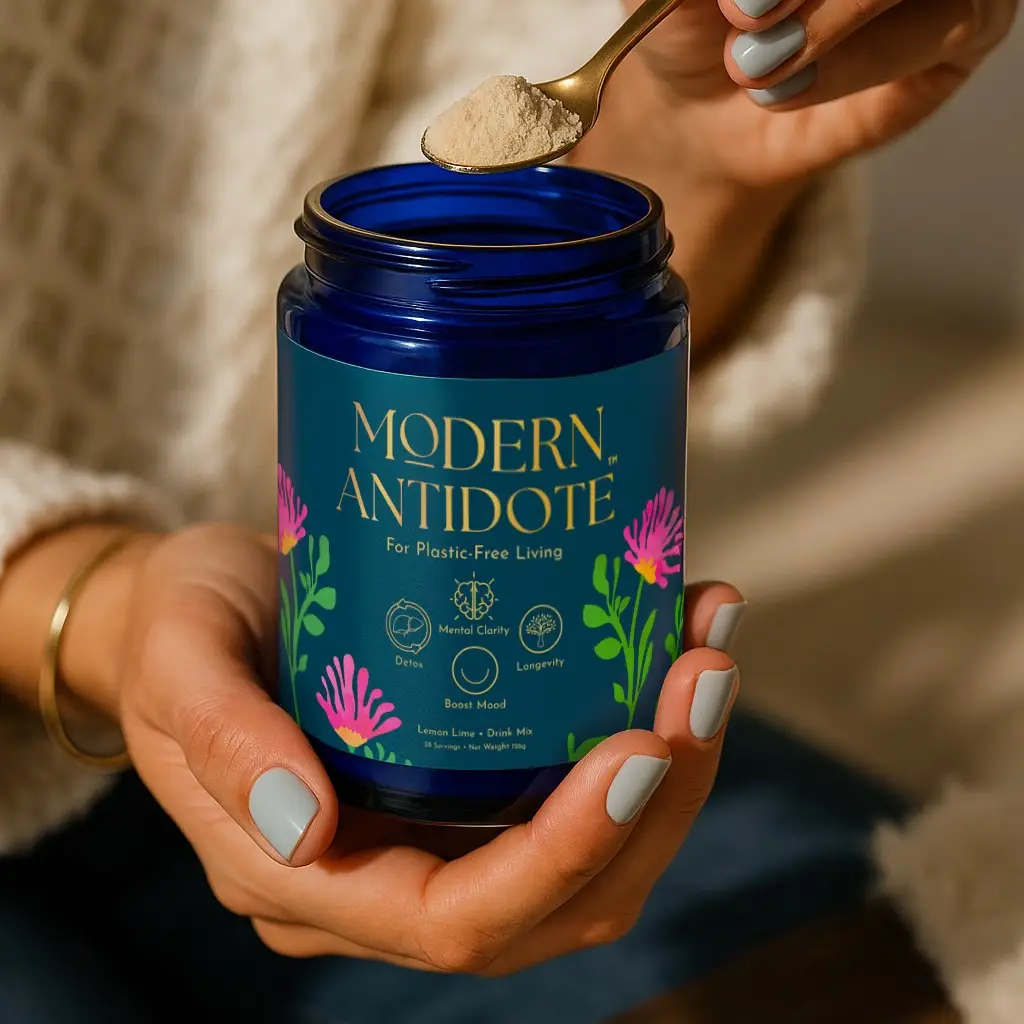 Modern Antidote Microplastic Detox - Sulforaphane, Milk Thistle & NAC daily drin...