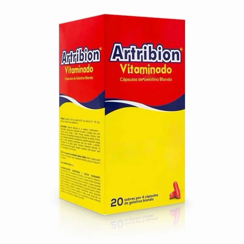 Artribion Vitamin Complex food Supplement Capsules Display