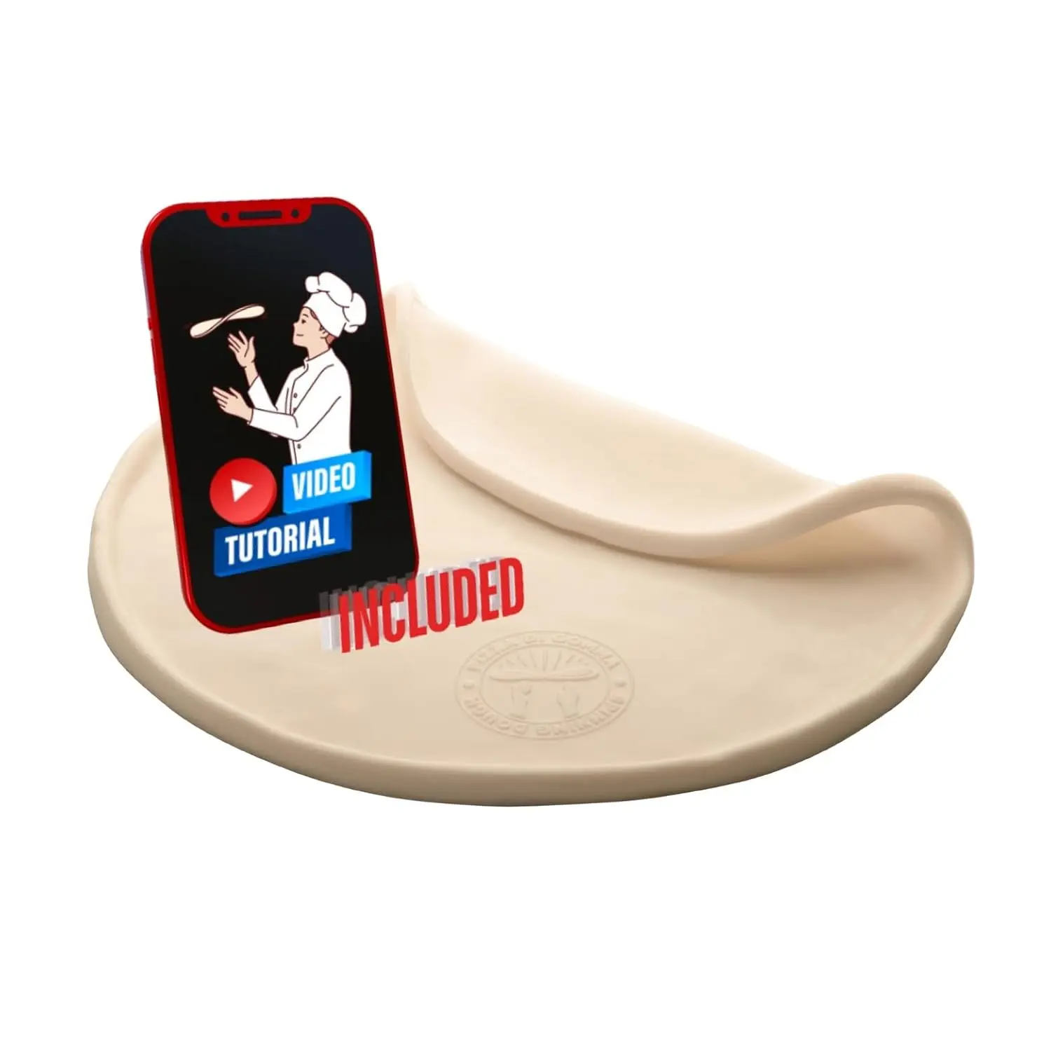 sc for  acrobatics.  - Spinning dough - Throw dough with  sc - size 13 inch. Rubber . Course of  acrobatics on-line included.