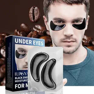 Ilisya Men's Energy Eye Mask Box, Hydrating Moisturizing, Improves Dry Wrinkles Fine Lines, Mens Skincare, Eye Health Products, Black Friday, Christmas gift