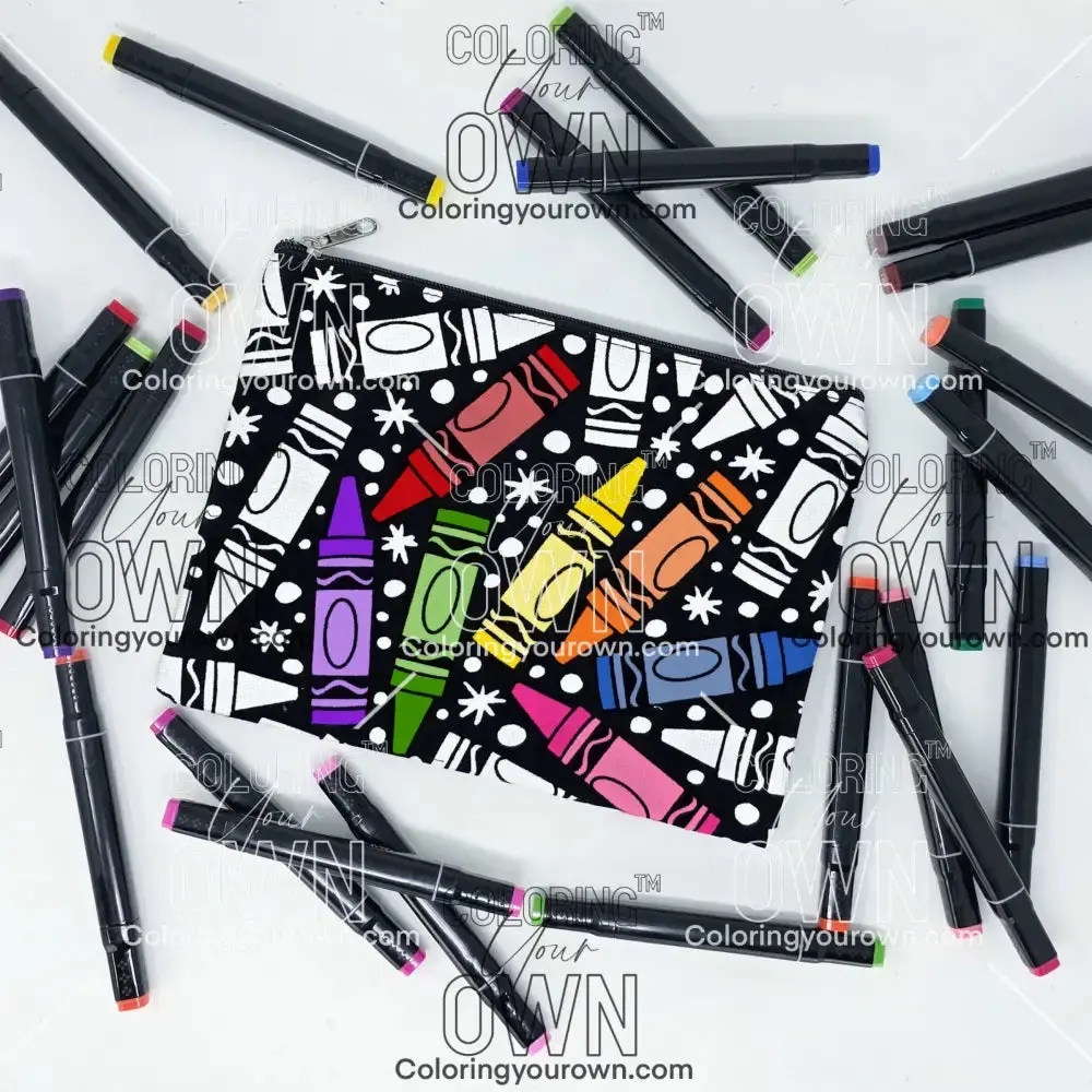 Color Your Own Pencil Case