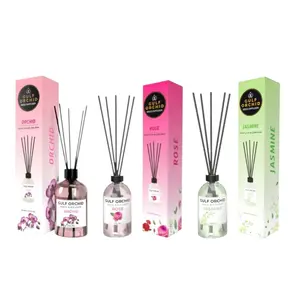 (3pc Bundle Pack) Rose + Orchid + Jasmine Gulf Orchid Reed Diffuser, 110ml