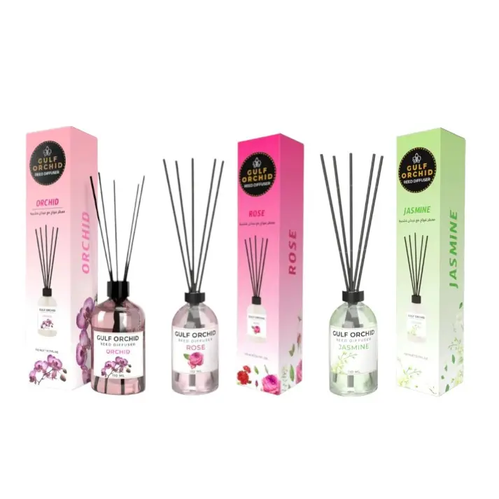 (3pc Bundle Pack) Rose + Orchid + Jasmine Gulf Orchid Reed Diffuser, 110ml (3pc Bundle Pack) Rose + Orchid + Jasmine Gulf Orchid Reed Diffuser, 110ml