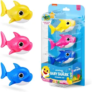 New Silicon Fins Version Swimming Mini Baby Shark (3 Pack) by
