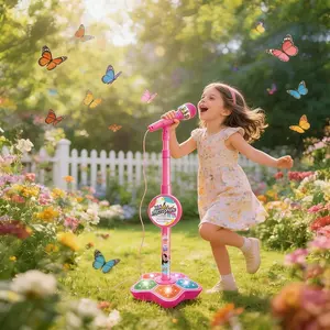 Kids Microphone Electronic Piano Toy, Boys Girls Glowing Multifunction Musical Instrument, Perfect Birthday Halloween Thanksgiving Christmas Gift