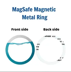 Universal MagSafe Magnetic Ring Sticker – Convert Any Phone to MagSafe | Strong Adhesive Metal Ring for Wireless Charging