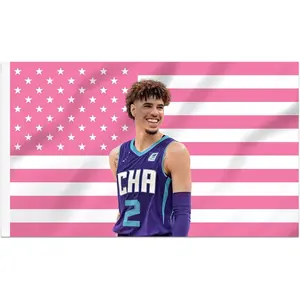 3x5 Foot LaMelo Ball Decorative Flag, Double Stitched , Wall Hanging Tapestry for Room Decor, College Dorm, Outdoor Porch, or Indoor