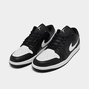 Jordan 1 Low Black Summit White Men's 553558-043 New