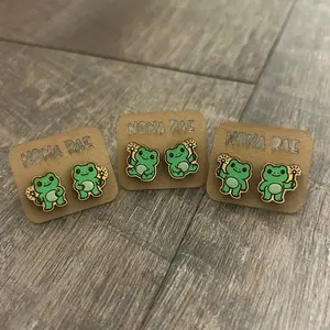 Loveland Frogman Earrings – Cryptid Cutie Series