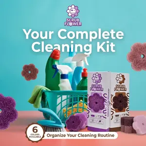 Colorful Temperature-Sensitive Cotton Cleaning Wipes, Safe for All Surfaces, No Scratches, Only Cleanliness, Perfect for Home Use