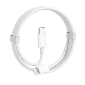 20W PD Fast Charger Cable, USB-C to Lightning Connector for iPhone 14-8 Plus/iPad/PC Sync