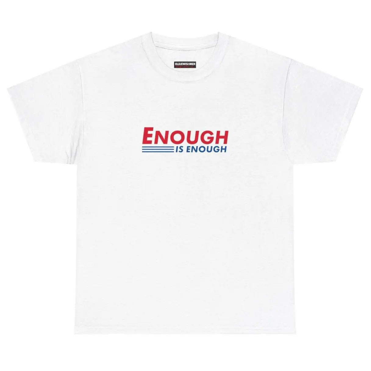 ENOUGH IS ENOUGH LOGO SHIRT, Vintage Fashion, Classic Styles for Everyone, Full Color Range, Find Your Perfect Shade