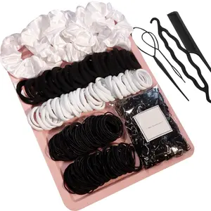 755PCS Hair Accessories for Woman Set Seamless Ponytail Holders Variety Hair Scrunchies Hair Bands Scrunchy Hair Ties 759 Piece Set