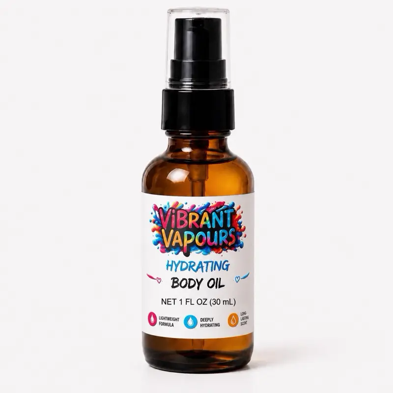 Vibrant Vapours 1 FL OZ (30 mL) Hydrating Body Oil | Lightweight Moisturizing Body Oil