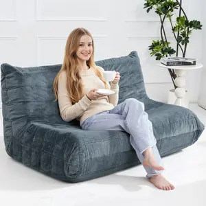Mother's Day Gift【Your Valentine's Cuddle Throne】Dragosum Bean Bag Chair for Adults: Memory Foam Filled Loveseat & Fireside Lounger - Perfect for Home, Apartment, Gaming Room summervibes