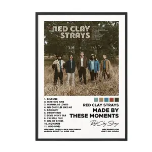 Red Clay Strays - Made By These Moments Album Poster No Frame / Album Cover Poster / Music Gift / Music Wall Decor / Album Art / Decor Home