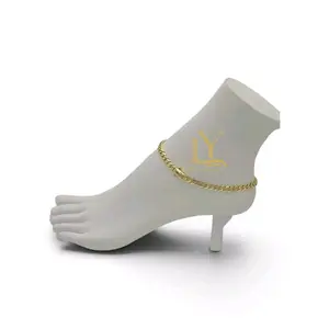 LaYaiBoutique #2109 Monaco Anklet 14k Gold Plated Stainless Steel High Quality