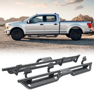 Lasfit Fit for 2015-2025 Ford F-150 Running Boards Side Steps, Fit SuperCrew Cab ONLY