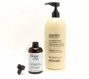 philosophy when hope is not enough serum 5.7oz & purity 32oz