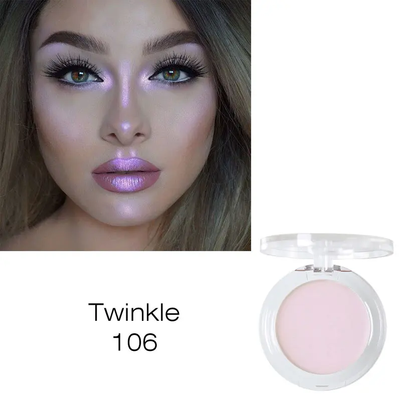 Multi-Use Highlighter Stick - Buildable Glow For Natural Or Dramatic Makeup, Pink Purple Golden Shades | Creamy Violet Pink Bronze Champagne Shades | Vegan Hydrating Formula