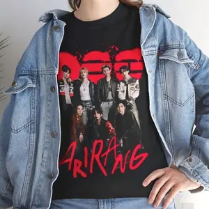 Bangtan Members Arirang Magazine Unisex Heavy Cotton Tee: Bangtan Concert World Tour Merch & Gift 2026 SJK P78 FY9