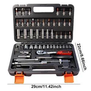 Professional 52-Piece Tool Kit – Compact Multi-Function Toolbox for Everyday Repairs, Perfect for Home, Garage & Travel