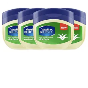 Vaseline BlueSeal Petroleum Light Hydrating Jelly 100m with Aloe Fresh, Pack of 4 Hydrate Skincare