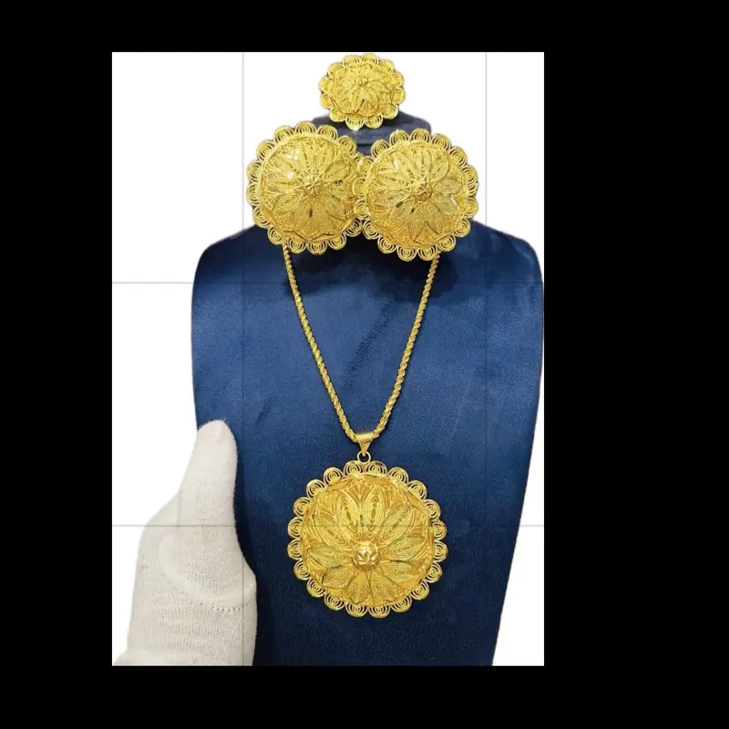 Eithopine Female Beads Jewelry Set - Popular Sweet Wedding Gifts for Women, Beaded Necklace and Stud Earrings