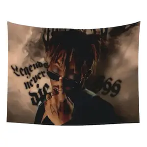 Tapestry 90s Graphic Vintage Juice Rap Hip Hop Tapestry, Rap Hip Hop Fans Gifts, Juice World Retro Wall Hanging Decoration Flag Tapestry