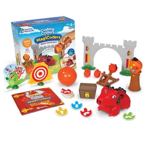 Learning Resources Coding Critters MagiCoders – Blazer the Dragon Coding Toy, Ages 4+, Interactive STEM Toy to Teach Early Coding, Problem Solving & Critical Thinking, Perfect for Home, Classroom & Playdates
