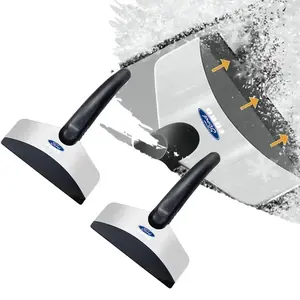 Car snow shovel and ice scraper, multi-functional windshield cleaning and defrosting tool, car cleaning accessory, suitable for Ford Aerostar, Aspire, B-MAX, Bronco, C-MAX, Capri, Contour, Corcel, Cortina, Cougar, Crown Victoria
