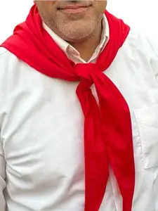 Handmade Red Bandana for Traditional Costumes