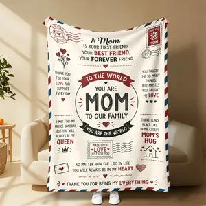 Countdown Sale! To My Mom Sentimental Blanket, Perfect Unique Mother Gift For Birthday & Holiday Present ·  Forever Best Friend Mom Blanket, Meaningful Sentimental Warm Plush Wrap Blanket Unique Heartfelt Surprise For Loving Mother On Every Occasion summe