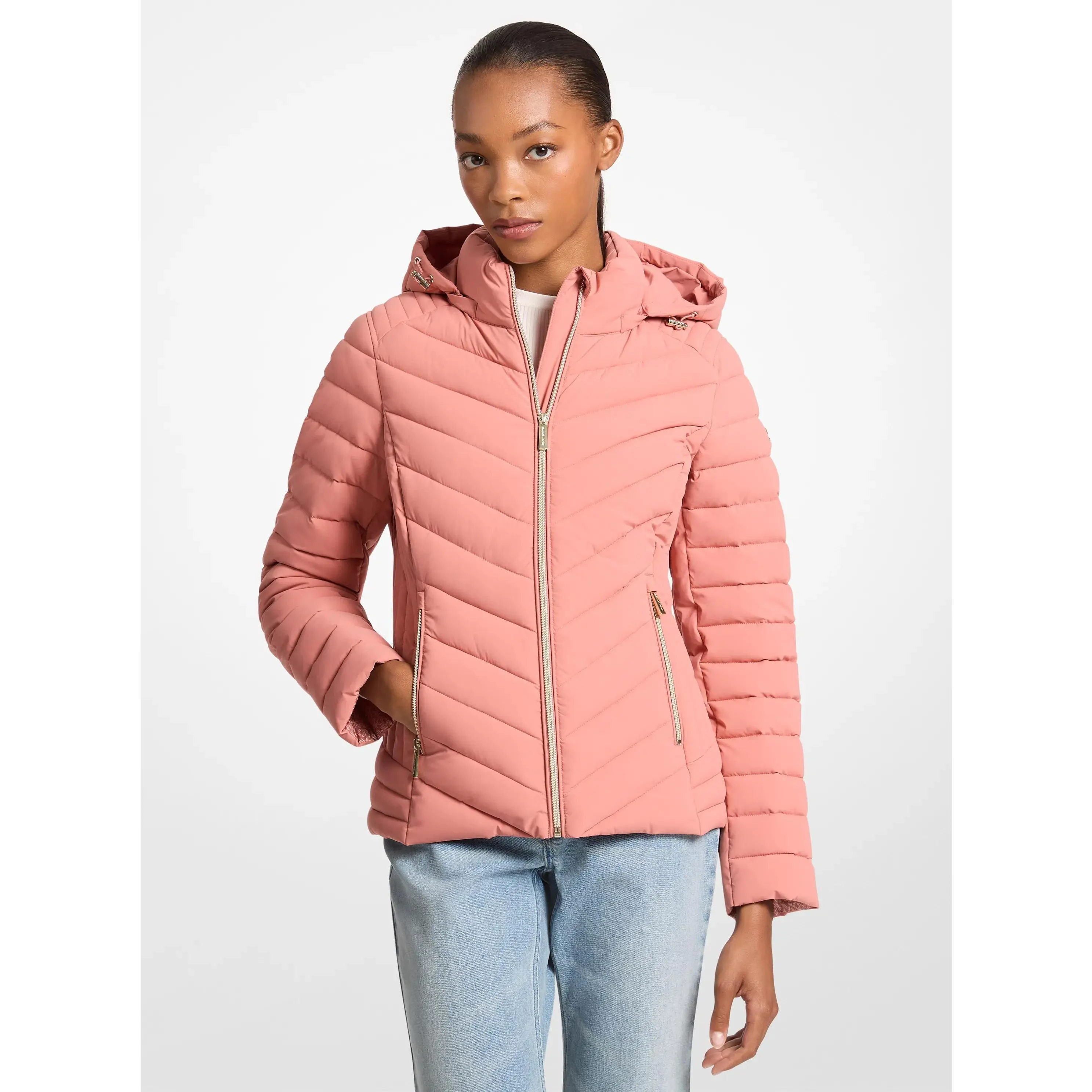 Chevron Quilted Jacket