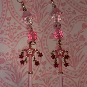 Magical wand earrings