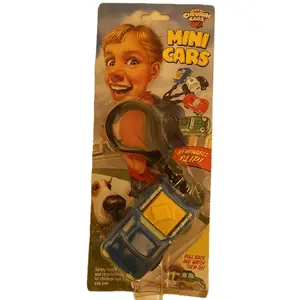 Chevron Cars Mini Pull Back Toy Pete Pick-up Keychain