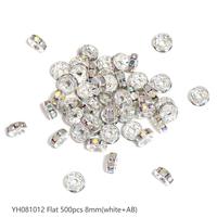 #134 (8MM 500PCS) Silver AB YH081012 